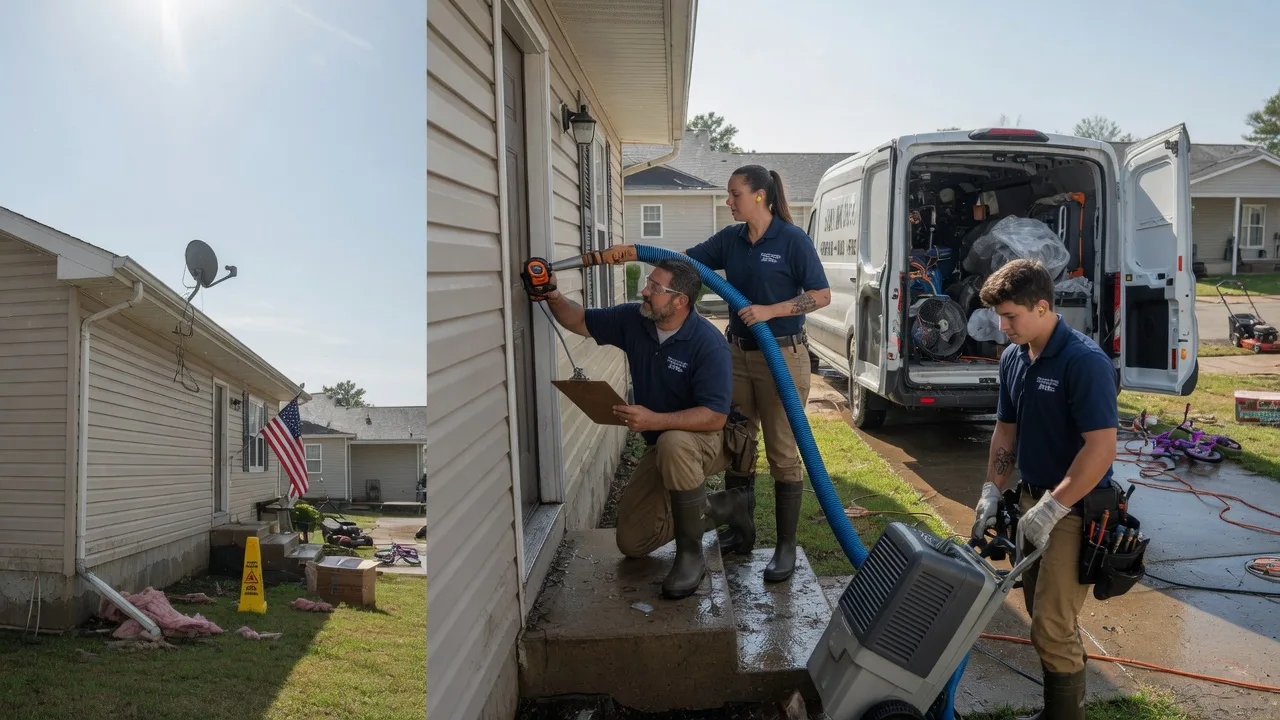 Ceiling Water Damage Restoration in Kinmundy, IL near me